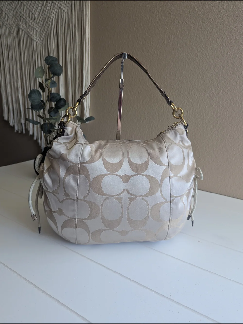 vintage Coach Poppy.Signature Sateen